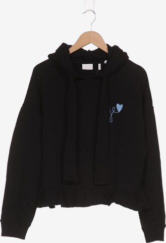 Rich & Royal Sweatshirt & Zip-Up Hoodie in XL in Black: front