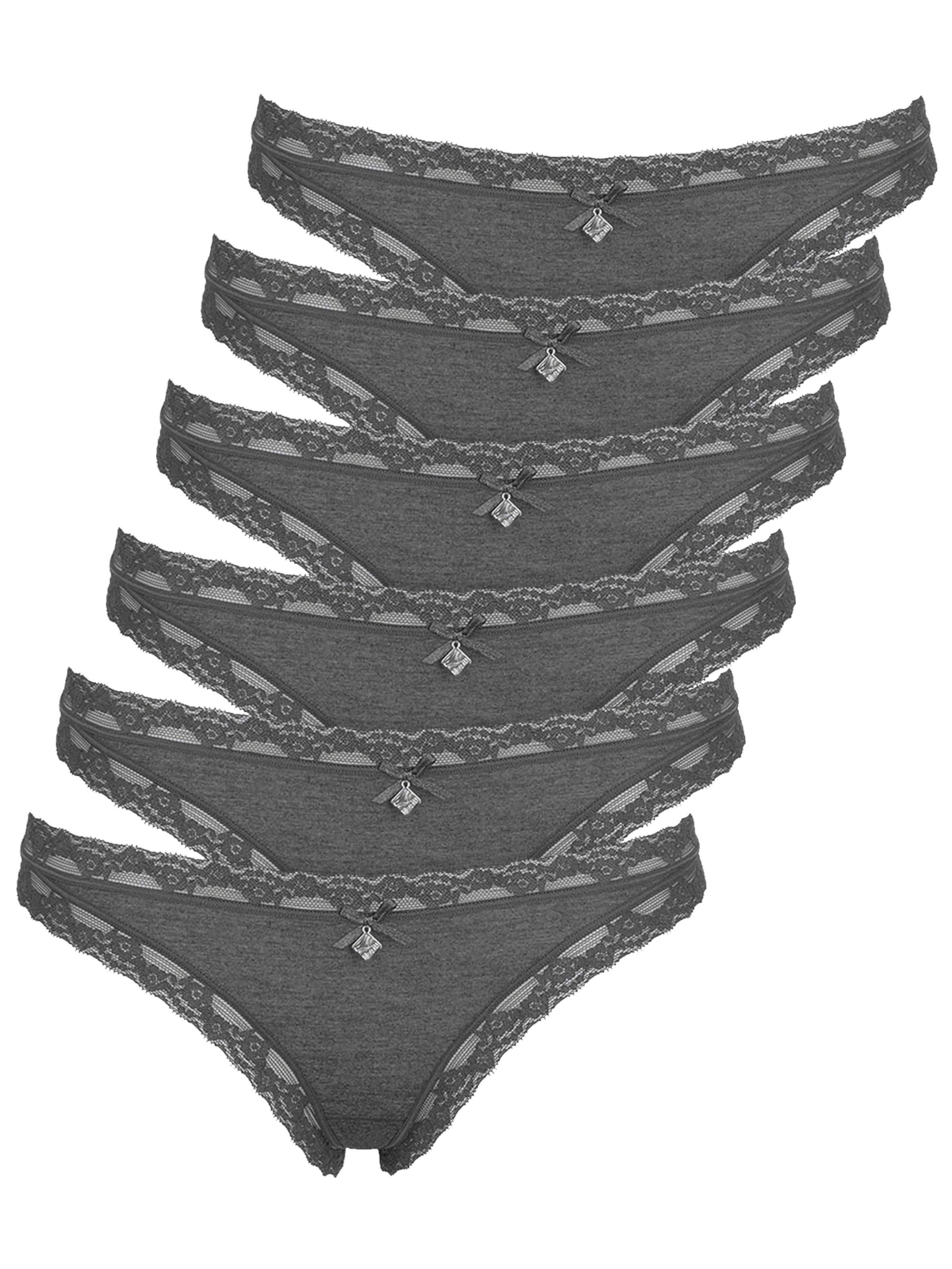 like it! Thong 'Kim' in Grey: front