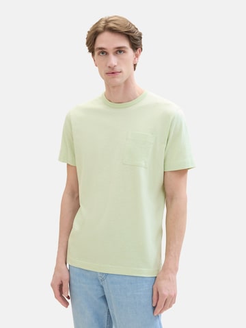 Tricou de la TOM TAILOR pe verde: față