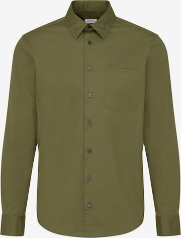 Coupe regular Chemise 'Schwarze Rose' SEIDENSTICKER en vert : devant