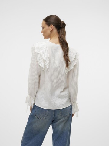 Chemisier 'VMKausa' VERO MODA en blanc