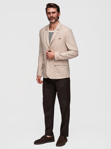 Coupe regular Veste de costume ' M169' Ombre en beige