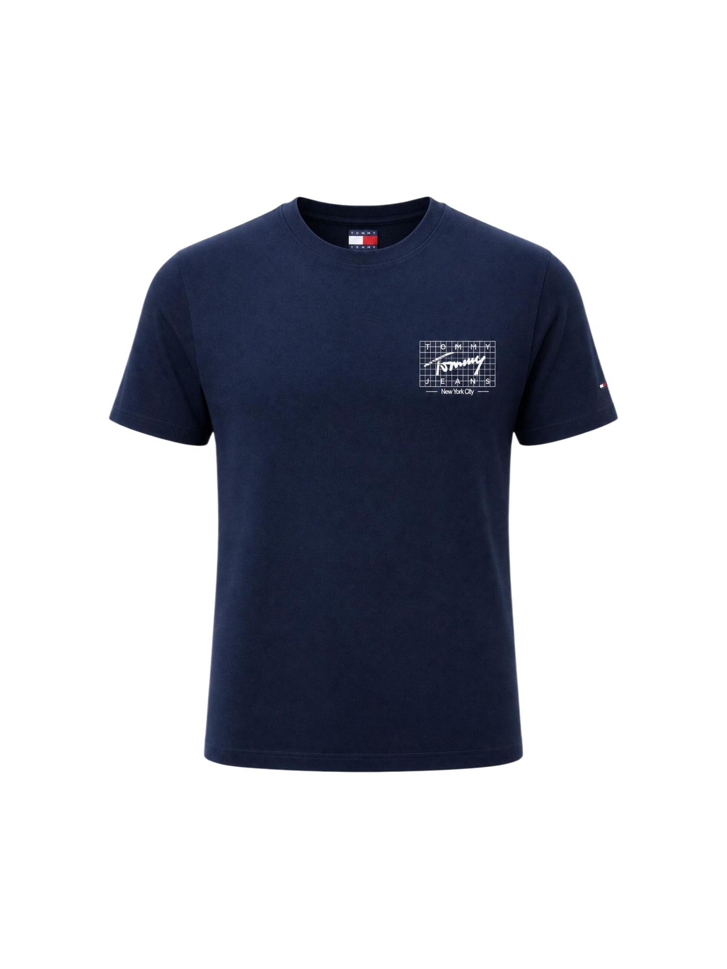 Maglietta 'DM0DM23177' di Tommy Jeans in blu: frontale