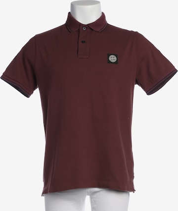 Stone Island Poloshirt L in Rot: Vorderseite