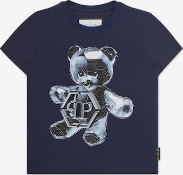 Maglietta 'Teddy' di Philipp Plein in blu: frontale