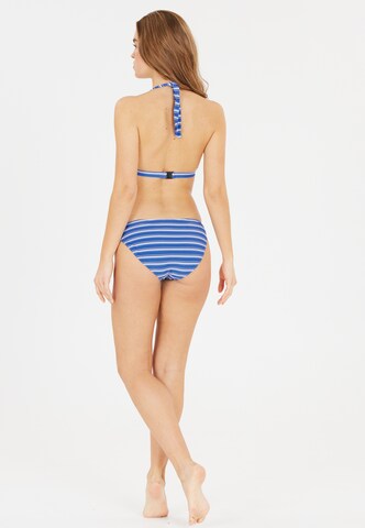 Cruz Triangle Athletic Bikini Top 'Pozzuoli' in Blue