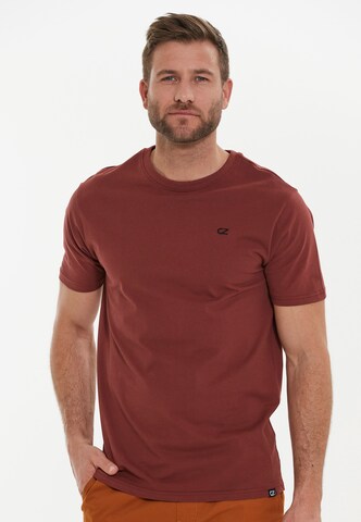 Cruz Functioneel shirt 'Highmore' in Rood: voorkant