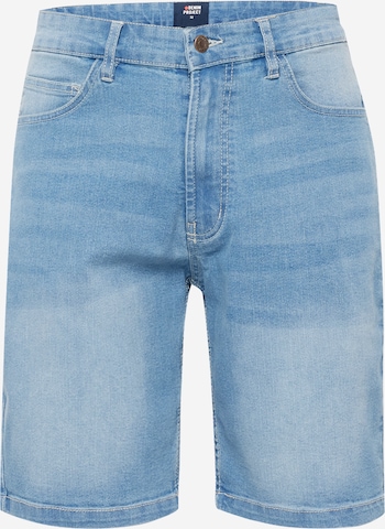 Denim Project Regular Jeans in Blauw: voorkant