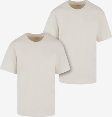 T-Shirt Karl Kani en beige : devant