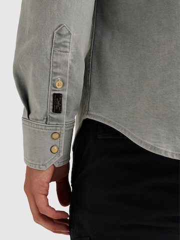 PME Legend - Ajuste regular Camisa 'Denim shirt with chest pockets' en azul