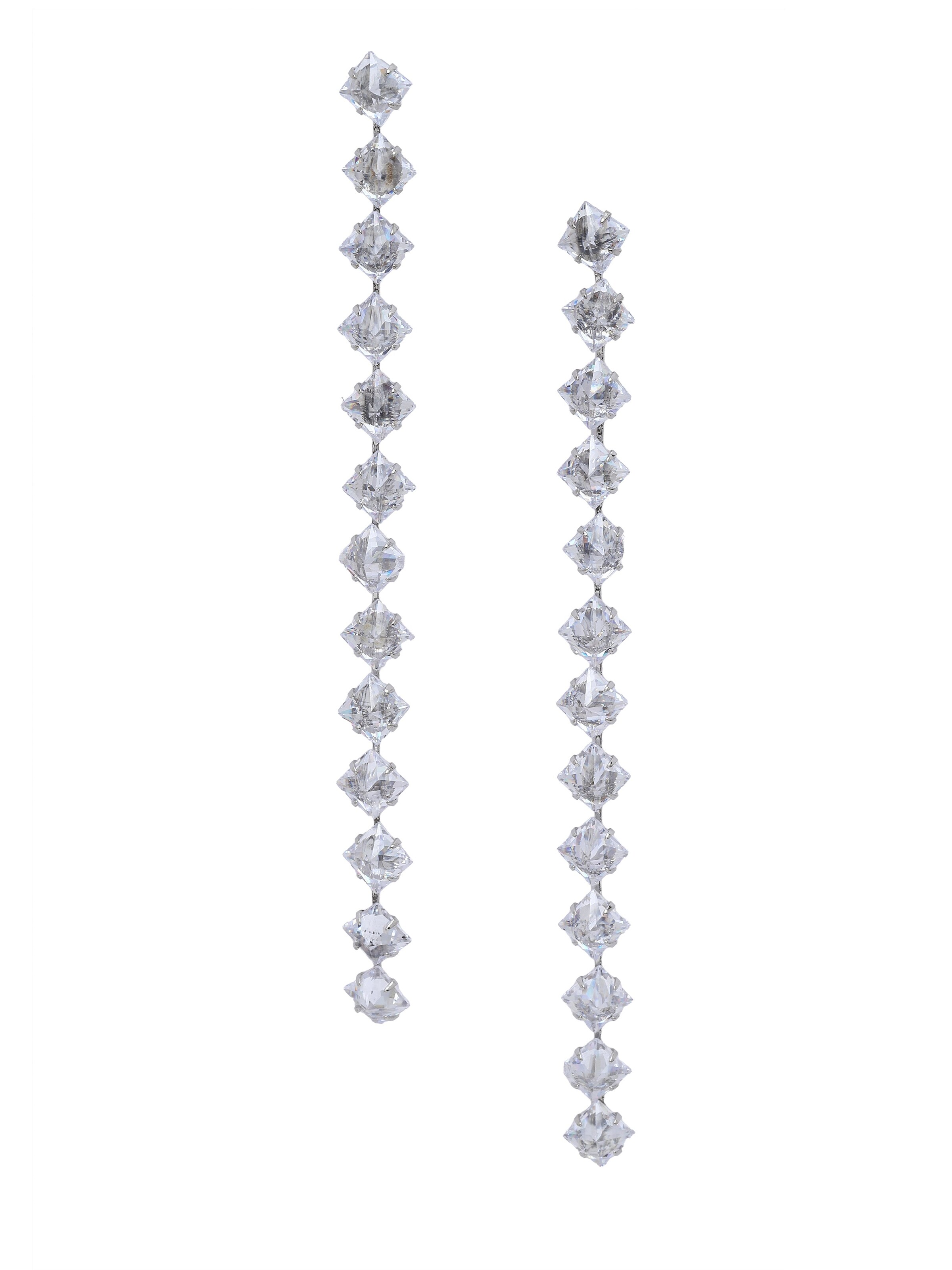 AVANT-GARDE PARIS Øreringe 'Solyra' i sølv: forside