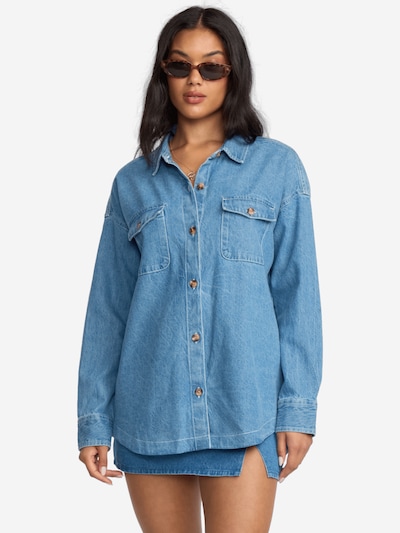 BILLABONG Blouse 'Fadeaway' in XS in Blue denim, Item view