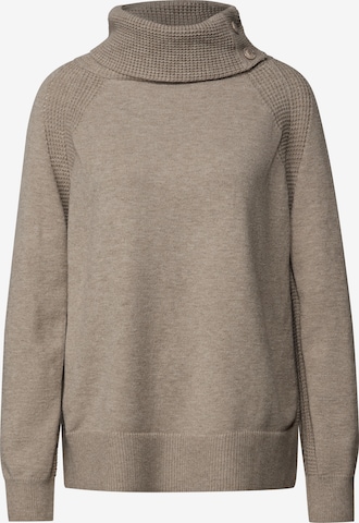 STREET ONE Sweater in Beige: front