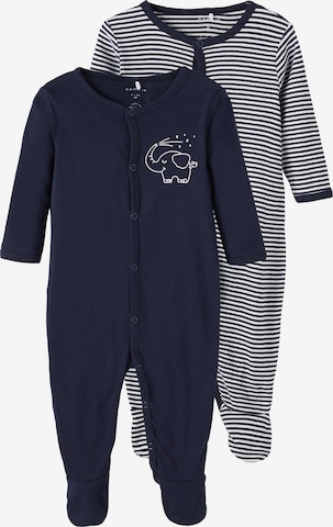 NAME IT Pajamas in Blue: front