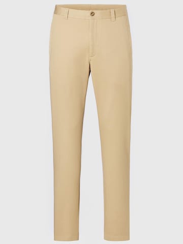 Hiltl Regular Chinohose 'J Don - True Twill'‌‌‌‌‌ in Beige: Vorderseite