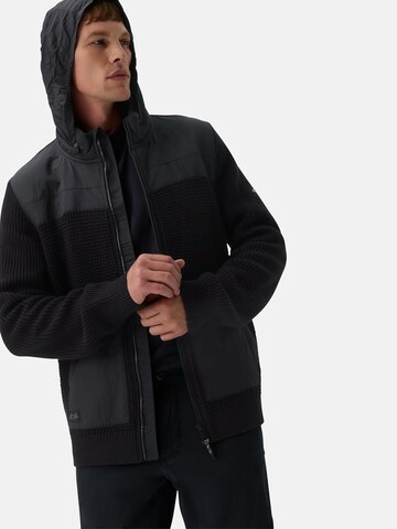 CAMEL ACTIVE Knit Cardigan in Black