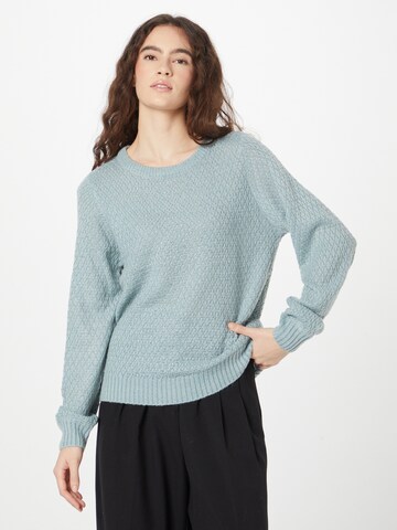 ICHI Sweater in Blue: front