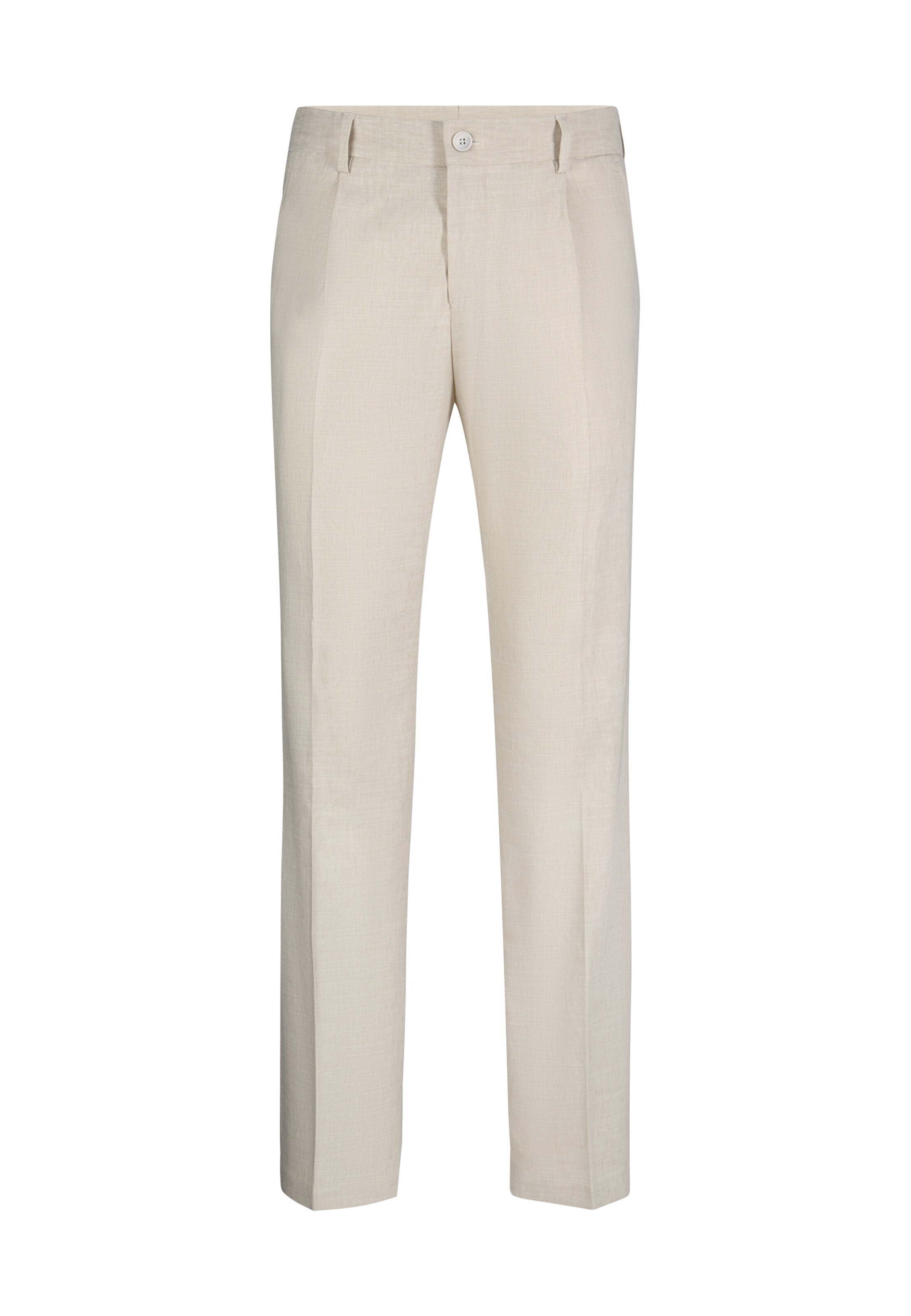 STRELLSON Regular Bügelfaltenhose 'Tomeo' in Beige
