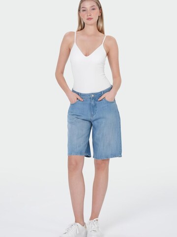 Wide Leg Jean M.O.D MIRACLE OF DENIM en bleu : devant
