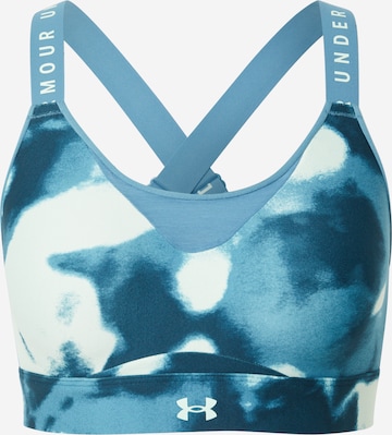UNDER ARMOUR Sports Bra 'Infinity' in Blue: front