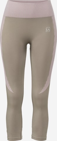 LASCANA ACTIVE Skinny Sportbroek in Groen: voorkant