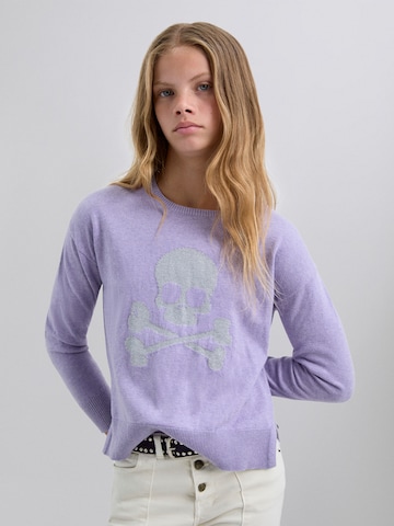 Scalpers Scskull Intarsia Tricot Girls ' ' in Lila
