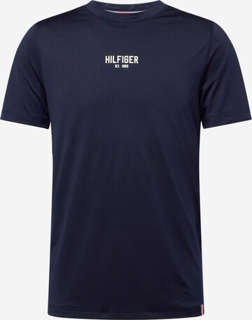 T-Shirt TOMMY HILFIGER en bleu : devant