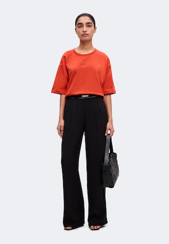 19V69 ITALIA - Loosefit Pantalón plisado 'Buena Street' en negro