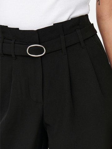 ONLY Široke hlačnice Hlače z naborki 'Payton-Maia' | črna barva