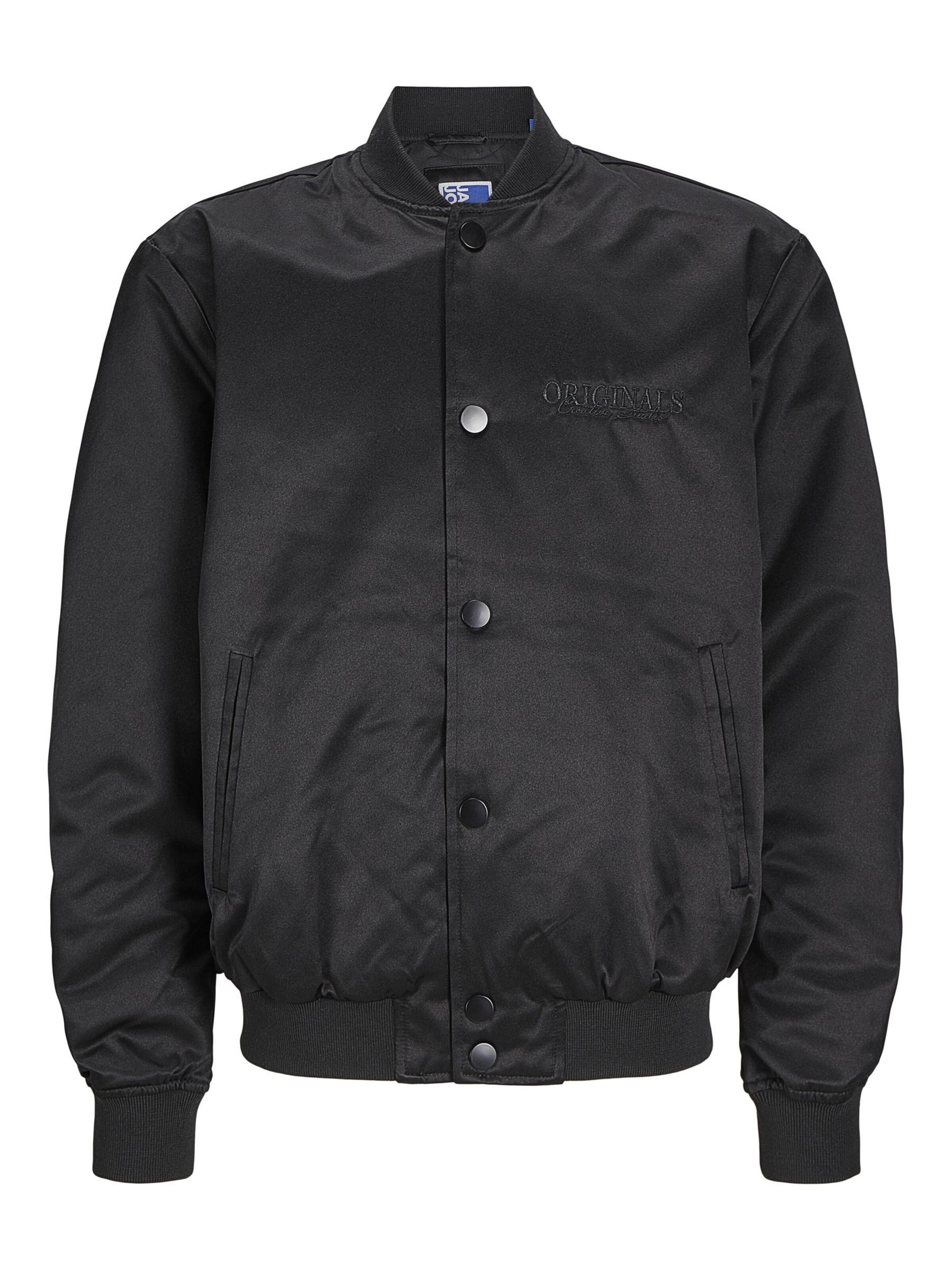 Jack & Jones Junior - Chaqueta de entretiempo 'JORBoston' en negro: frente