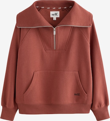 self. - Sudadera en marrón: frente