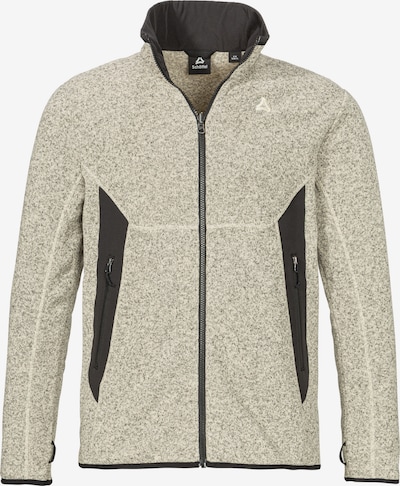 Schöffel Funktionsfleecejacke 'Circ Yew' in L in beigemeliert / schwarz, Produktansicht
