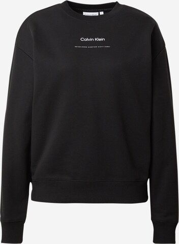 Calvin Klein Dressipluus, värv must: eest vaates