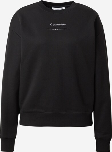 Calvin Klein Sweatshirt i svart / vit, Produktvy