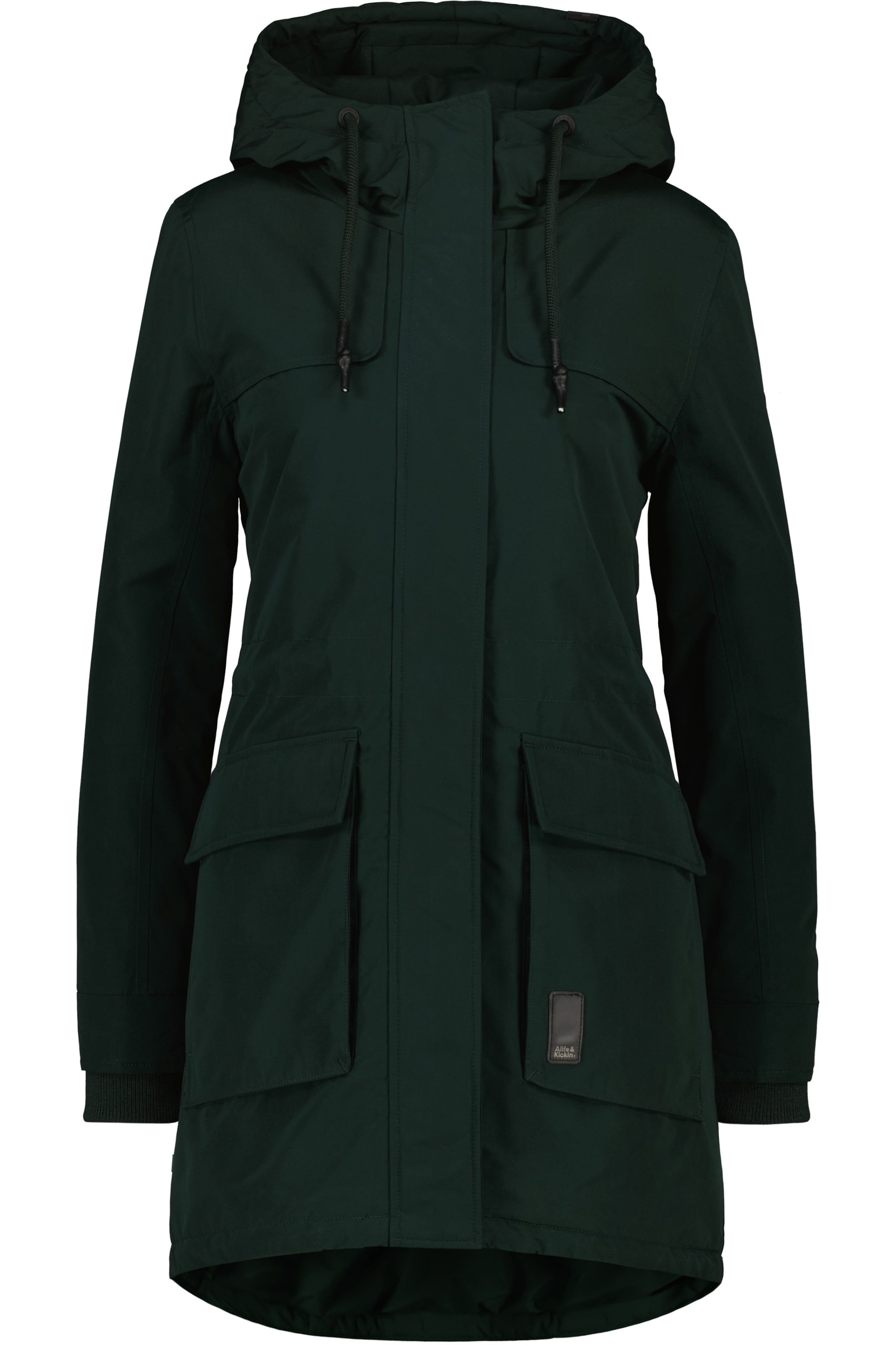 Veste d’hiver 'CharlizeAK' alife & kickin en vert : devant