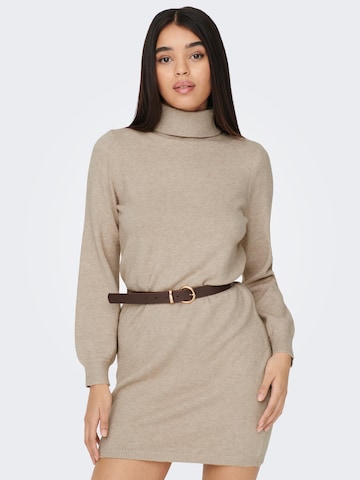 JDY Knitted dress 'Marco Mary' in Beige: front