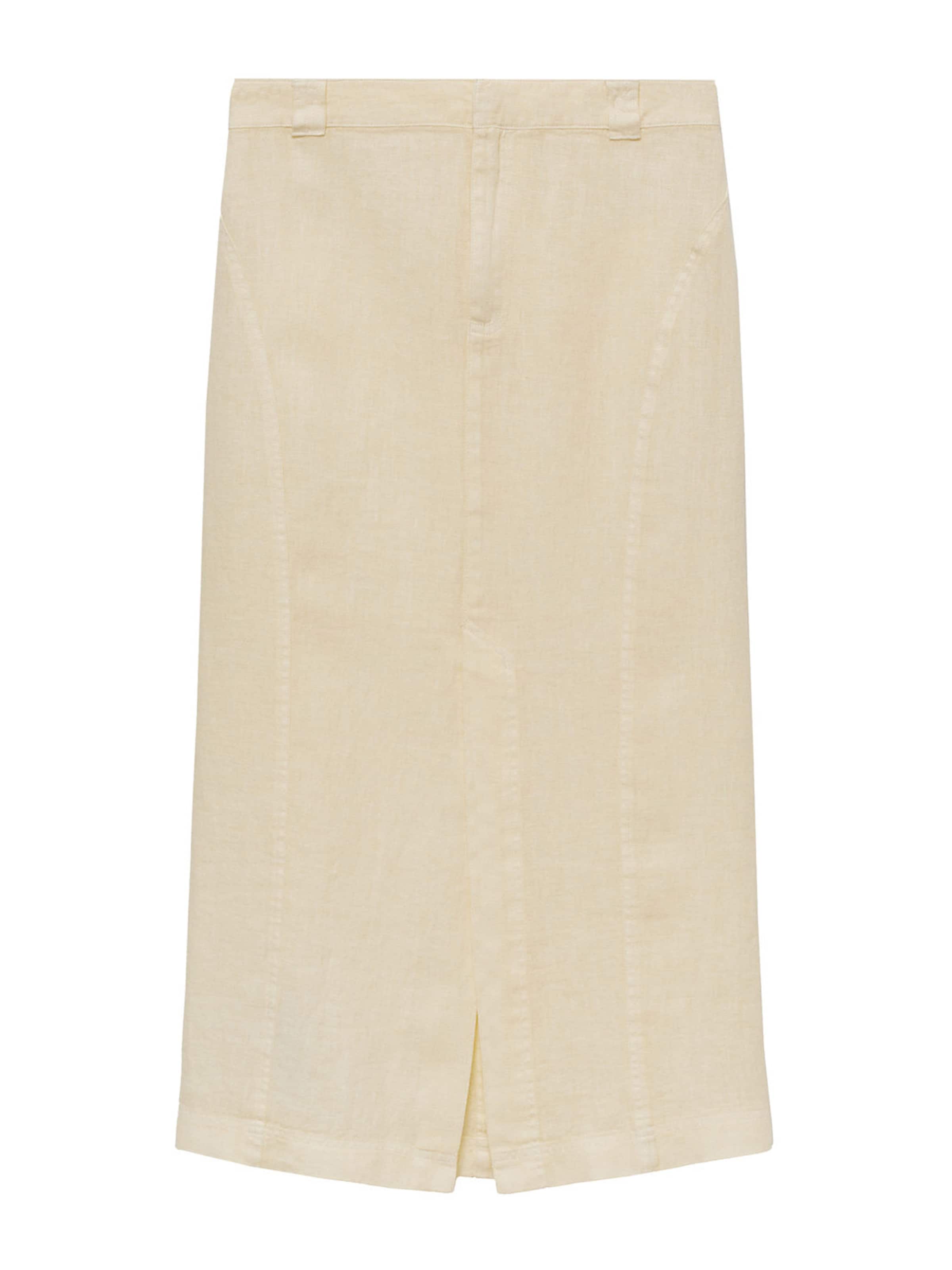 MANGO Kjol 'Tamariu' i beige: framsida