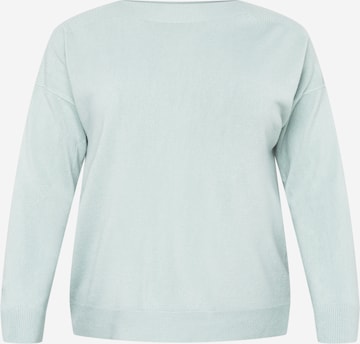 Pull-over 'Melina' ONLY Carmakoma en bleu : devant