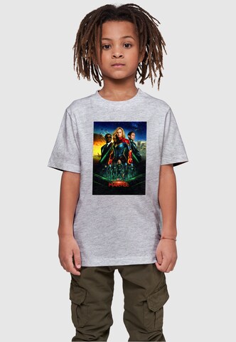 T-Shirt 'Captain Marvel - Movie Starforce' ABSOLUTE CULT en gris : devant