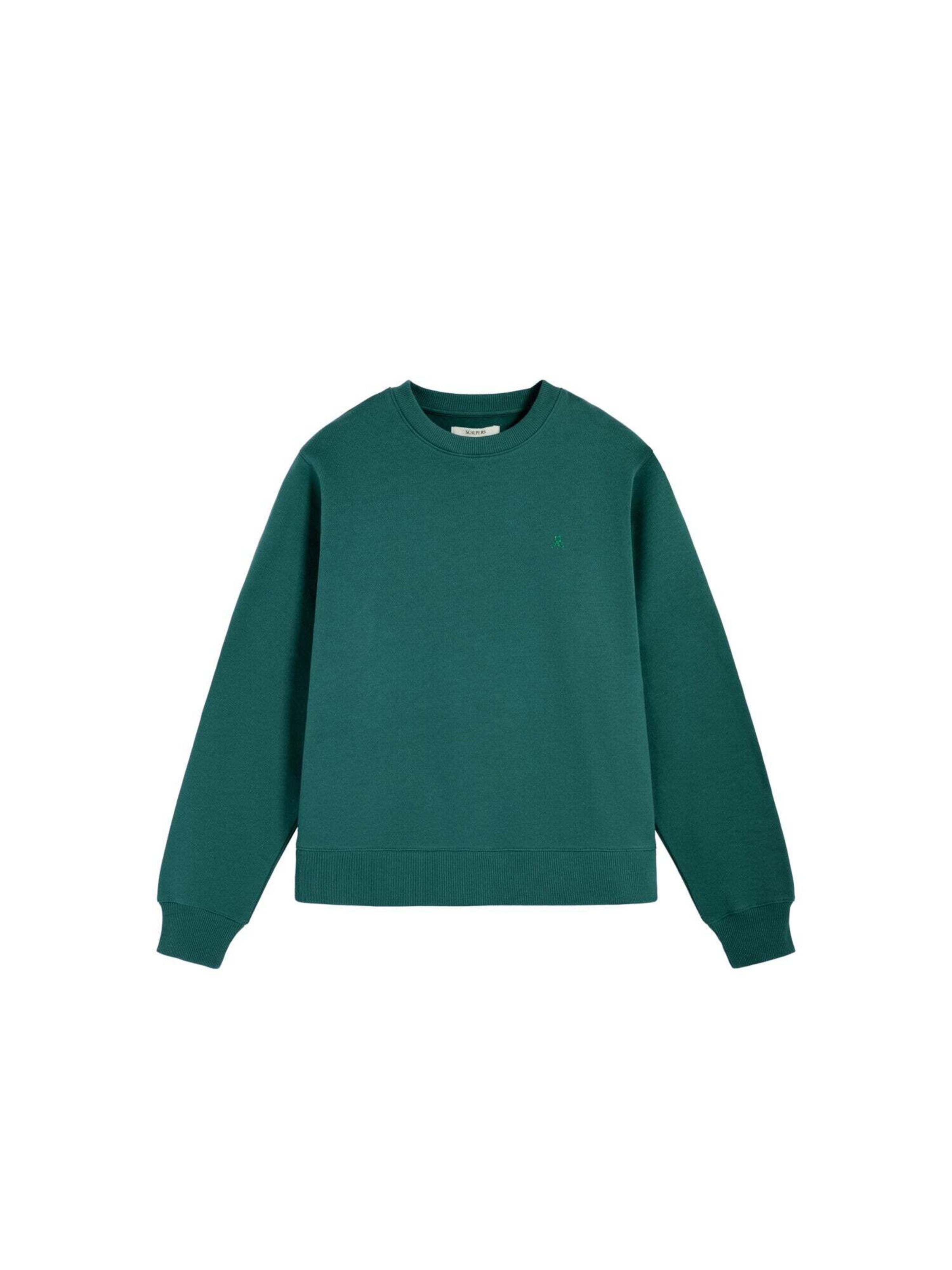 Sweat-shirt Scalpers en vert : devant