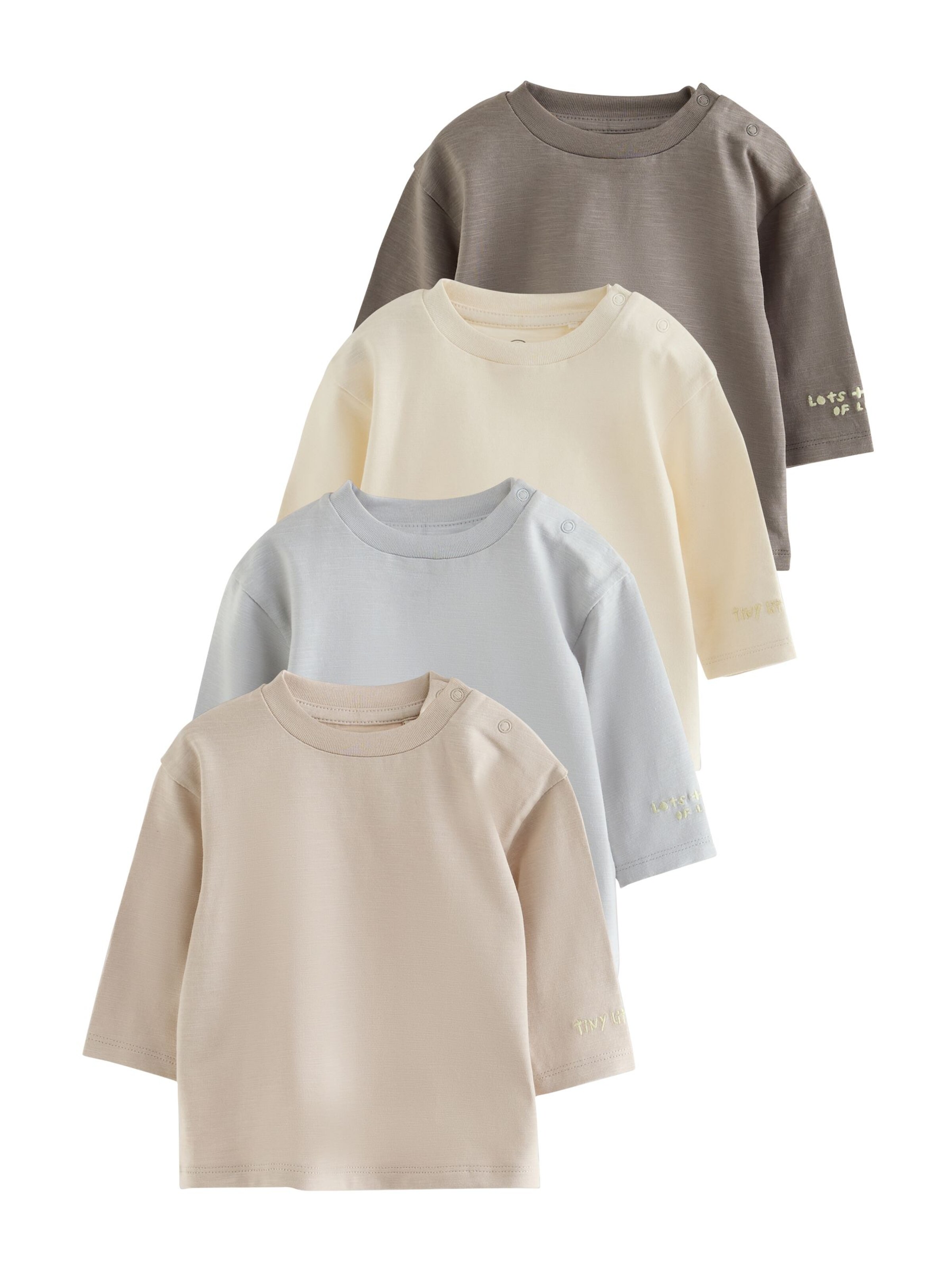 Next T-shirt i beige: framsida