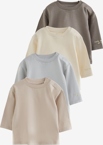 Next T-shirt i beige: framsida