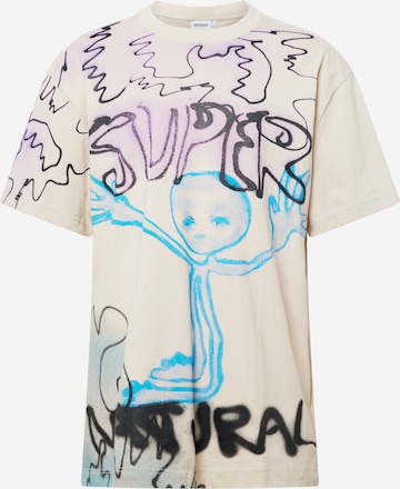 smėlio WEEKDAY Marškinėliai: priekis