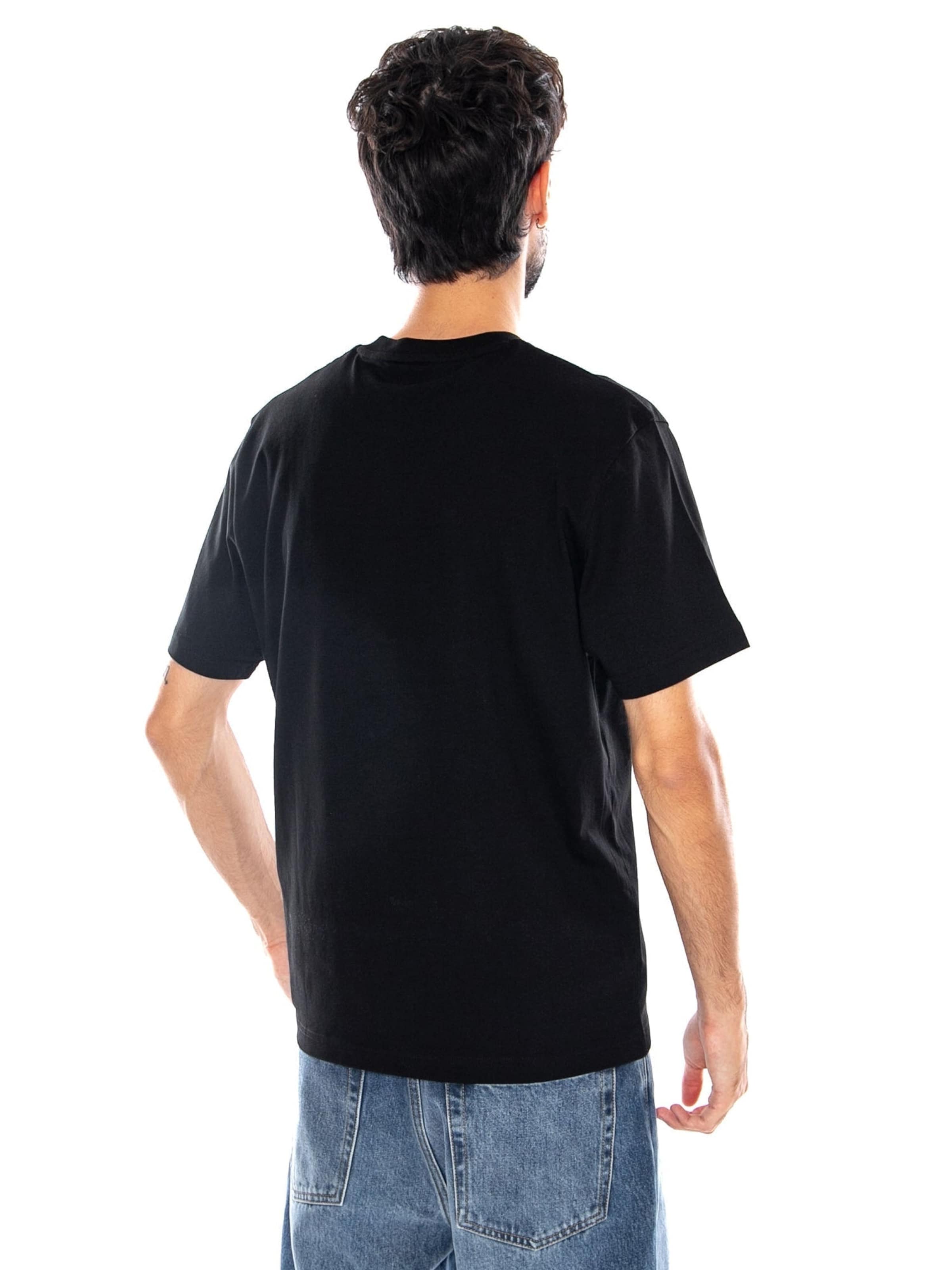 Maglietta 'Men's Black Crew Neck T-Shirt' di LACOSTE in nero