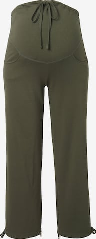 Ulla Popken Regular Hose in Grün: Vorderseite