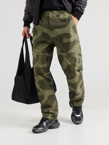 Jordan Loosefit Cargobyxa 'CHICAGO' i grön: framsida