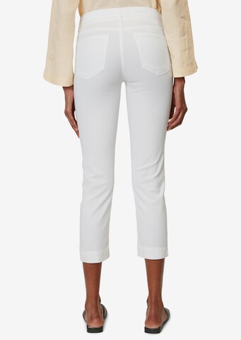Marc O'Polo Slim fit Pants 'Lulea' in White