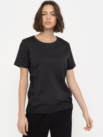 Tricou ' SRHella ' de la Soft Rebels pe negru: față