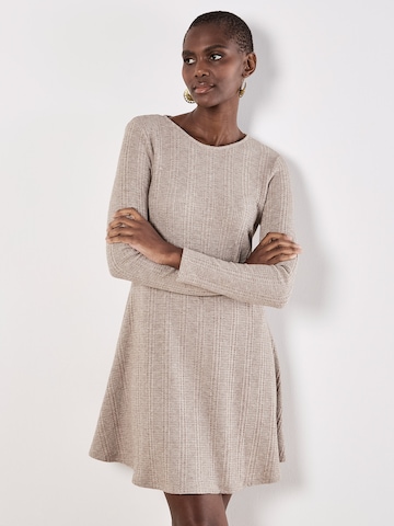 Robes en maille Apricot en gris : devant