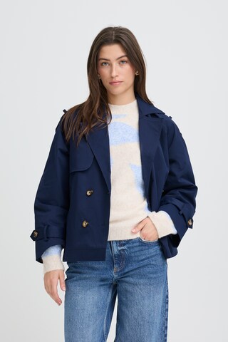 Manteau mi-saison 'AMONA' b.young en bleu : devant